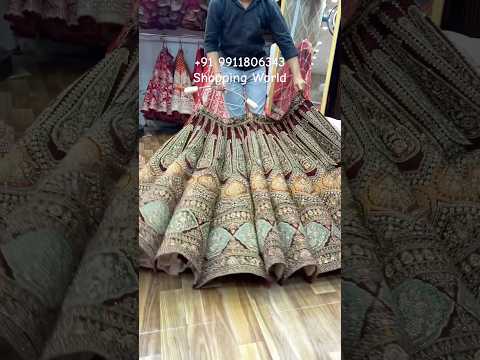 Maroon Peacock Ball Bridal Lehenga