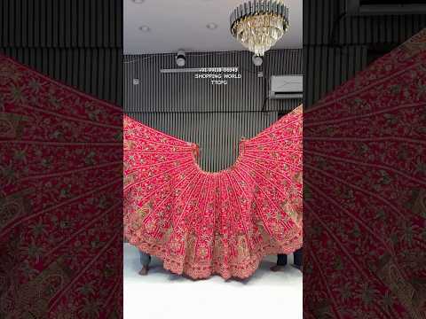 Khoobsurat rani pink peacock handwork bridal Lehenga