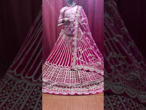 Lovely Rani pink bridal Lehenga