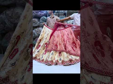 Amazing golden maroon Lehenga