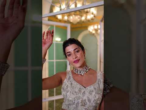 Amazing off white peach lehenga