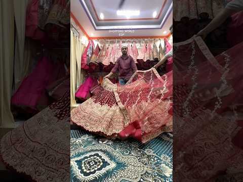 Designer maroon bridal Lehenga