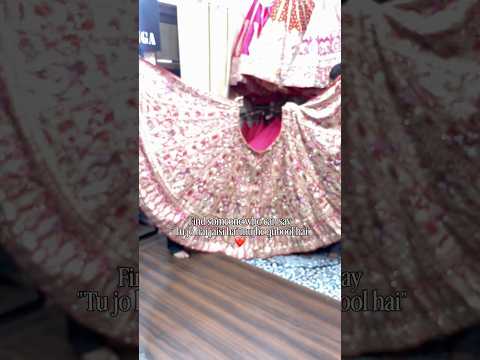 Orange Pink Peacock Bridal Lehenga