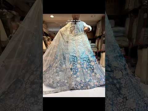 Amazing peacock sky blue Lehenga