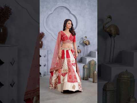 Beautiful off white pink lehenga
