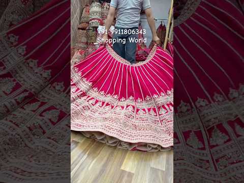 Rani pink handwork Bridal Lehenga