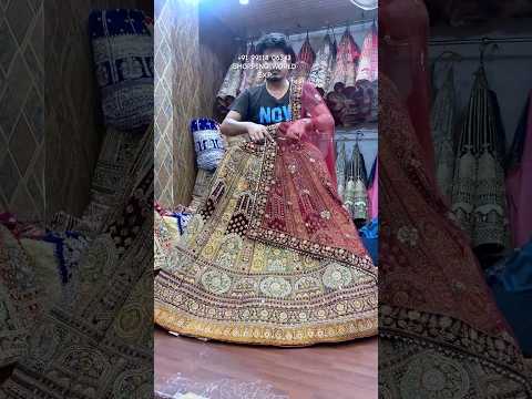 Good looking maroon bridal Lehenga