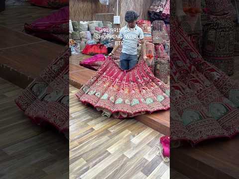 रानी गुलाबी पीकॉक बॉल ब्राइडल लहंगा