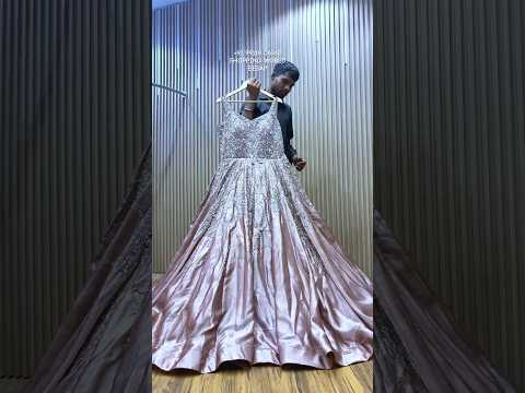 Awesome peach pink gown