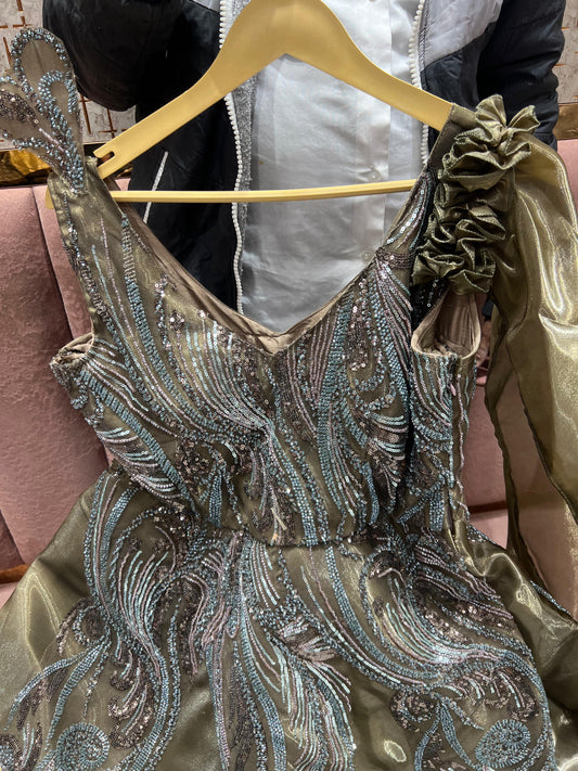 Eye Catching Golden gown