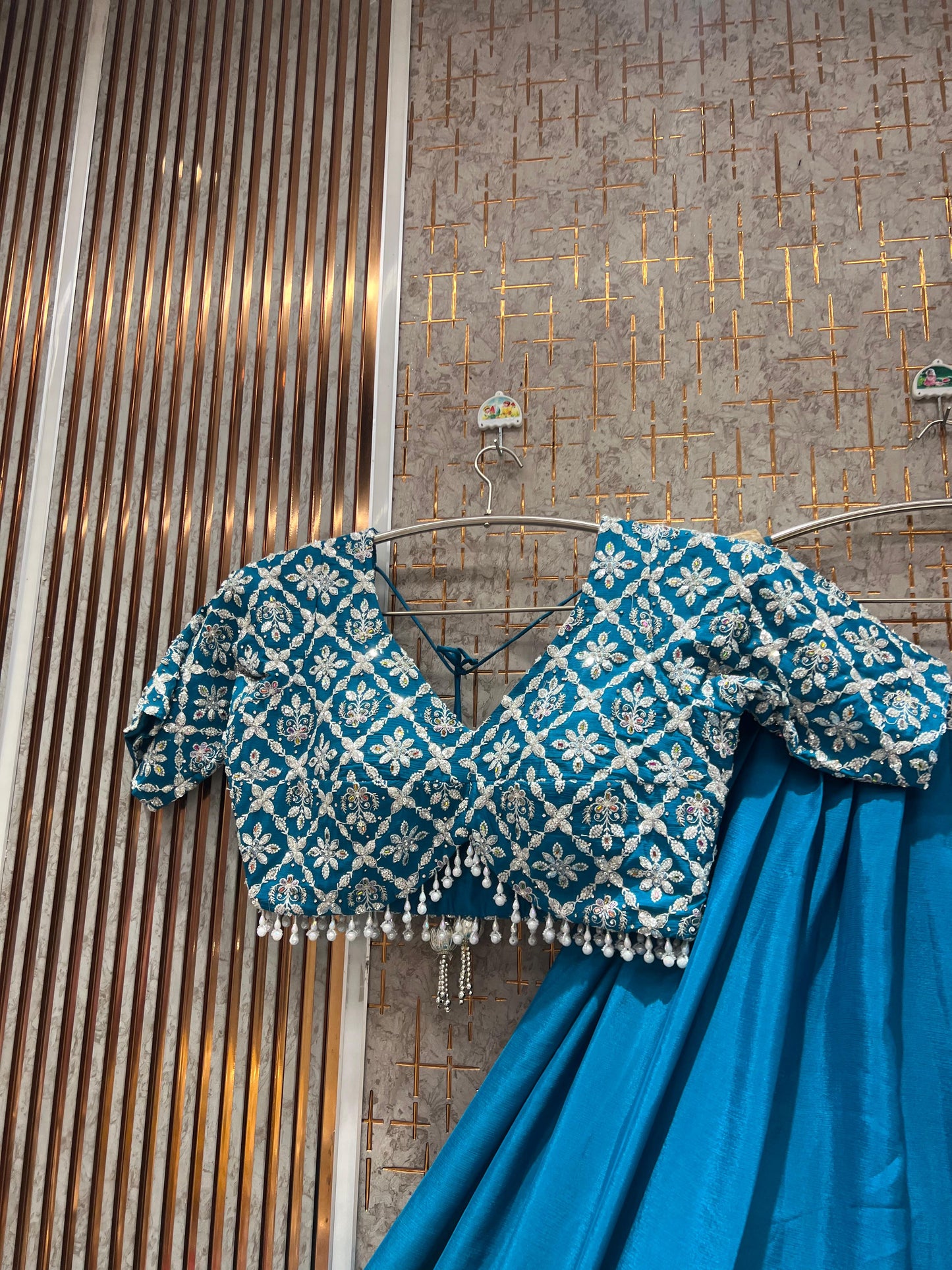 Astonishing Yellow haldi Mehendi crop Top Lehenga