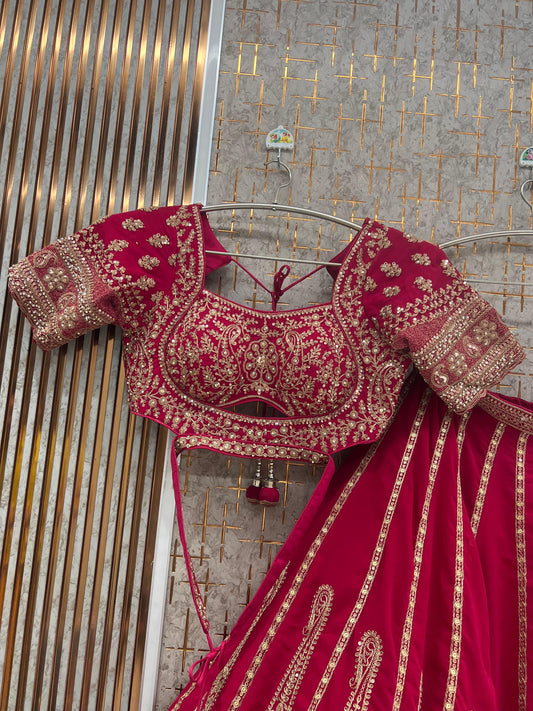 Black Crop top Lehenga - Shopping World