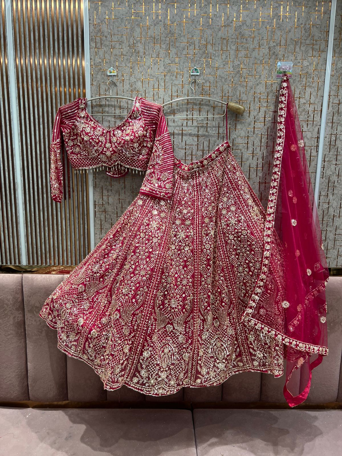 Ready to wear orange crop top Lehenga - Shopping World