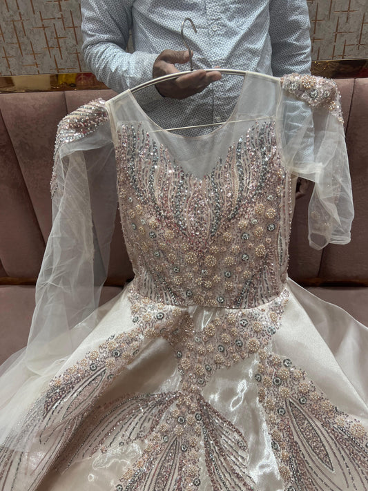 Sea green Gown - Shopping World