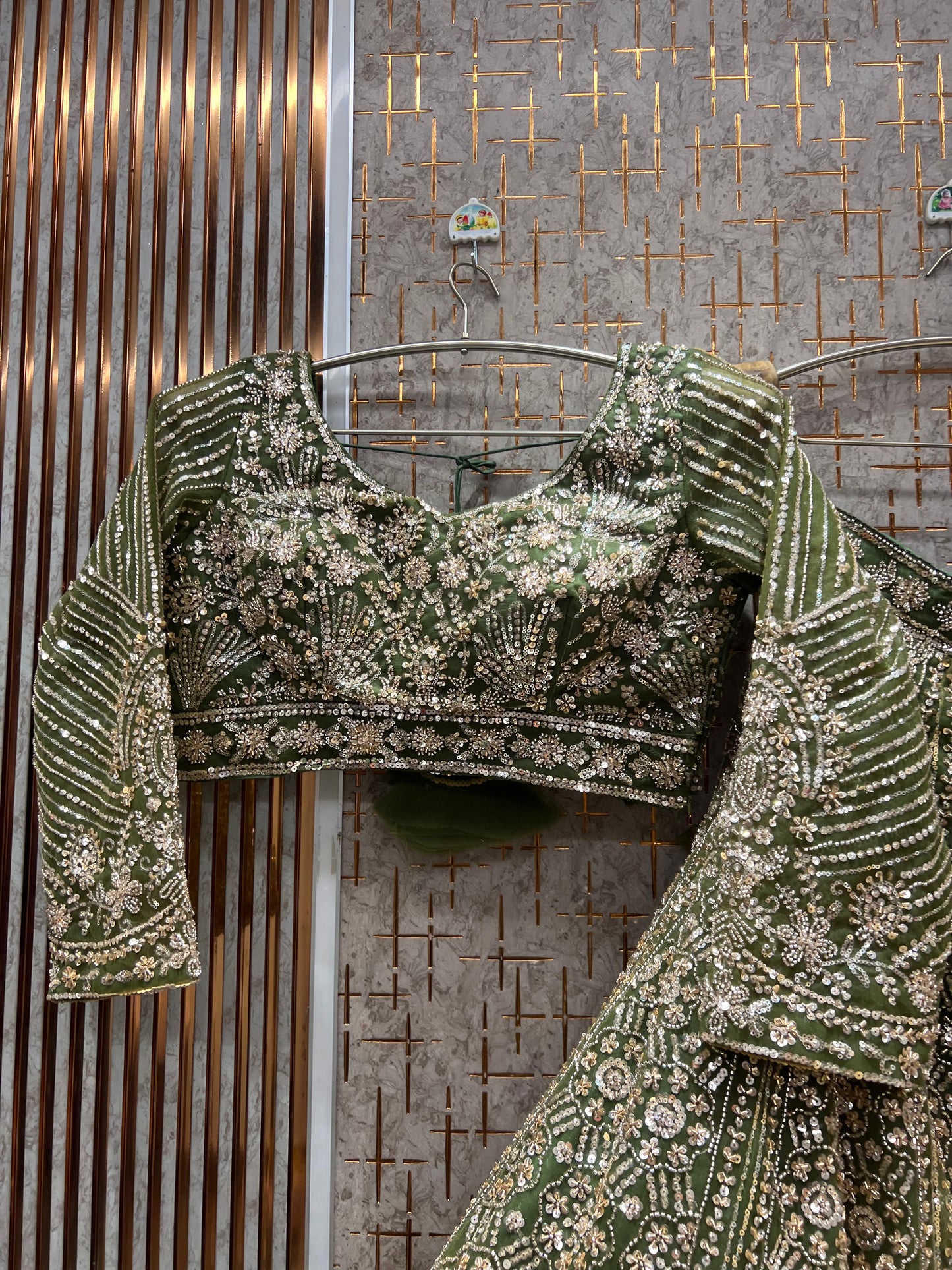 Beautiful Yellow haldi Mehendi crop top Lehenga