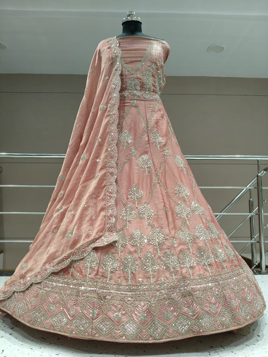 Pink Designer Lehenga