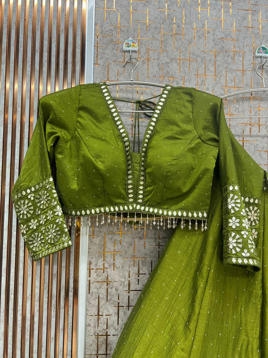 Yellow Crop top Lehenga - Shopping World