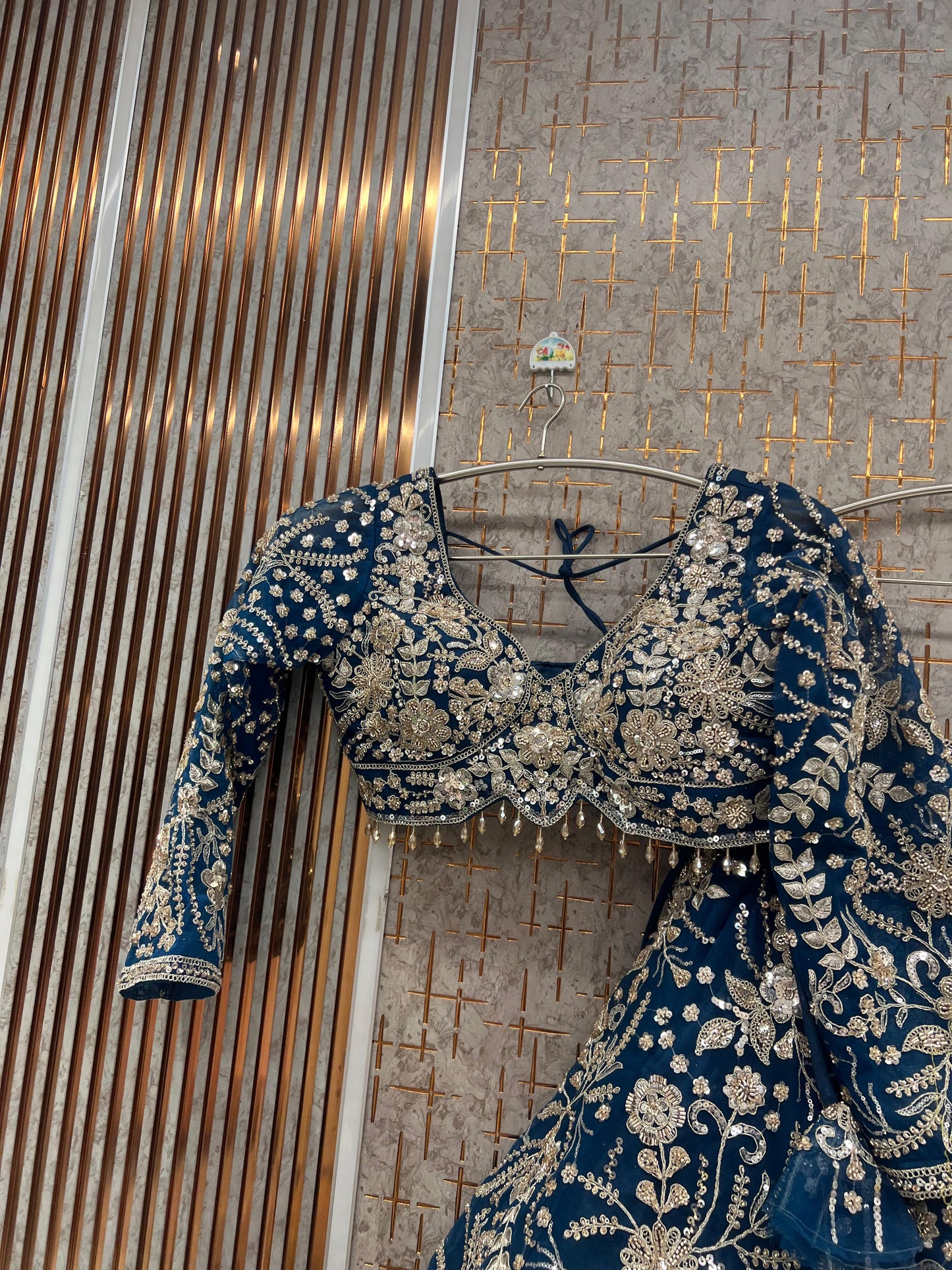 Rust Orange Crop Top Lehenga - Shopping World