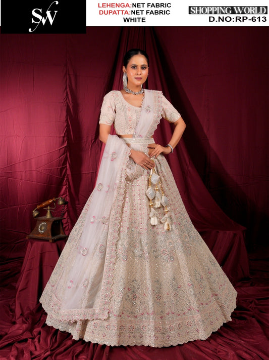 Engaging Golden chiku Bridal Lehenga