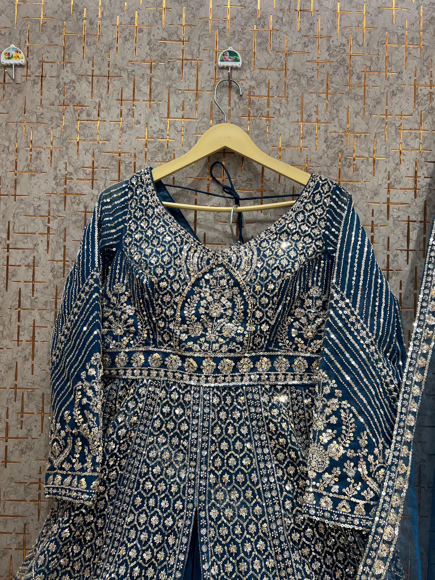 Fabulous Hot pink Farshi garara muslim Bride Special Dress