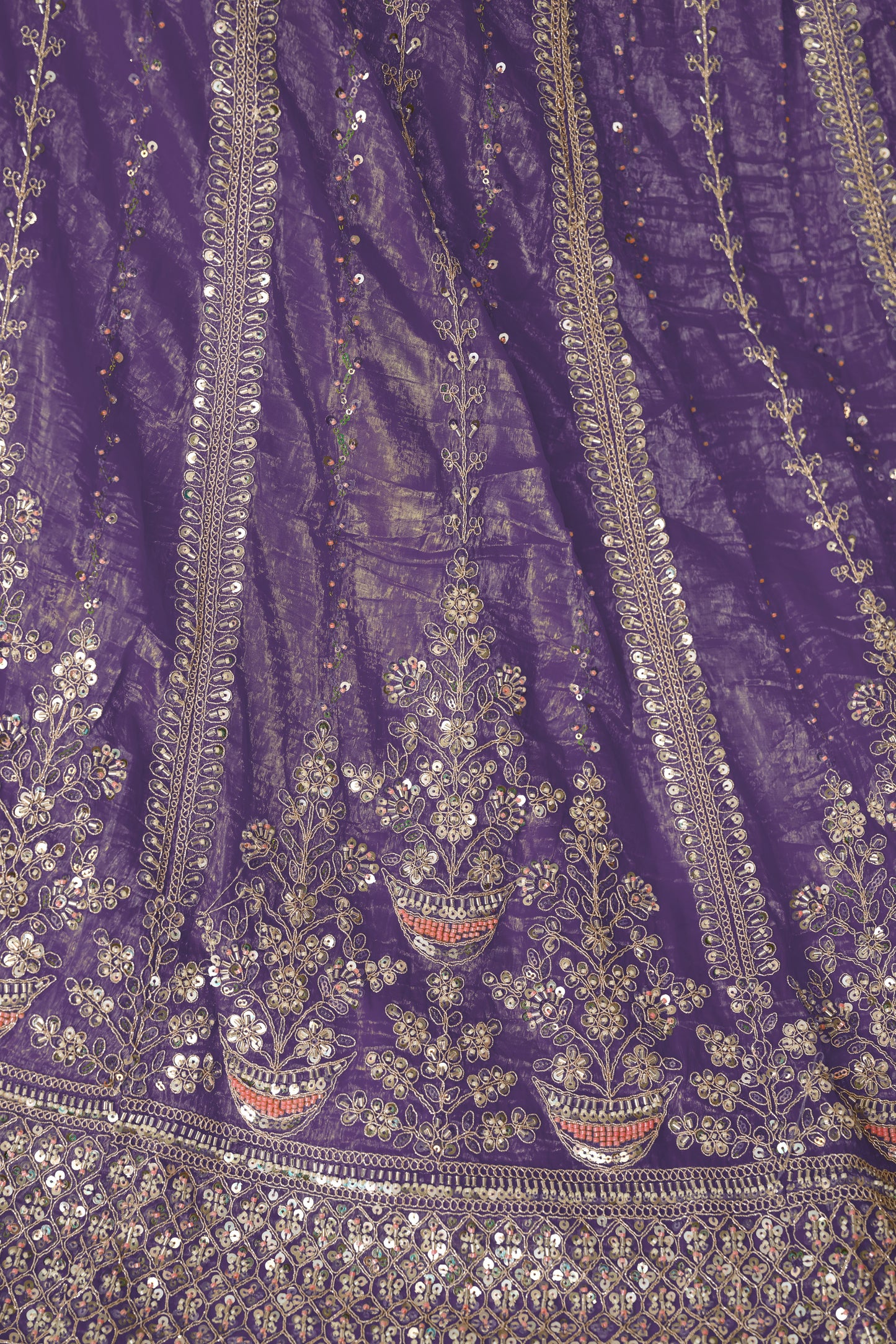 Astonishing purple girlish lehenga 44