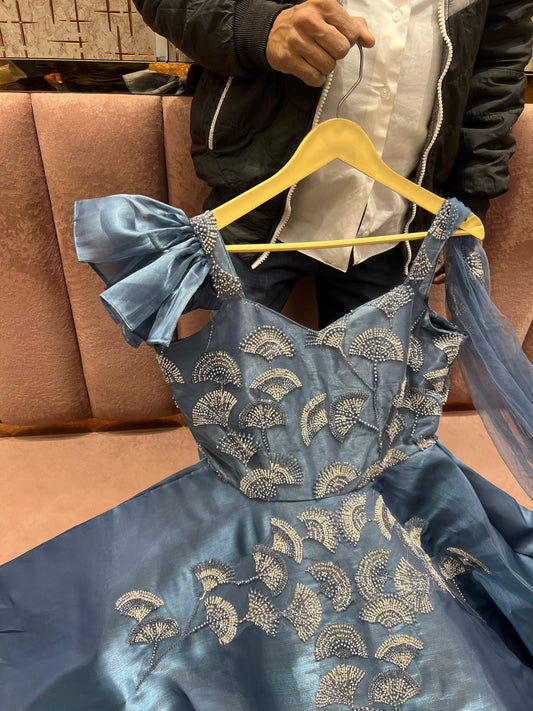 Attractive Blue gown