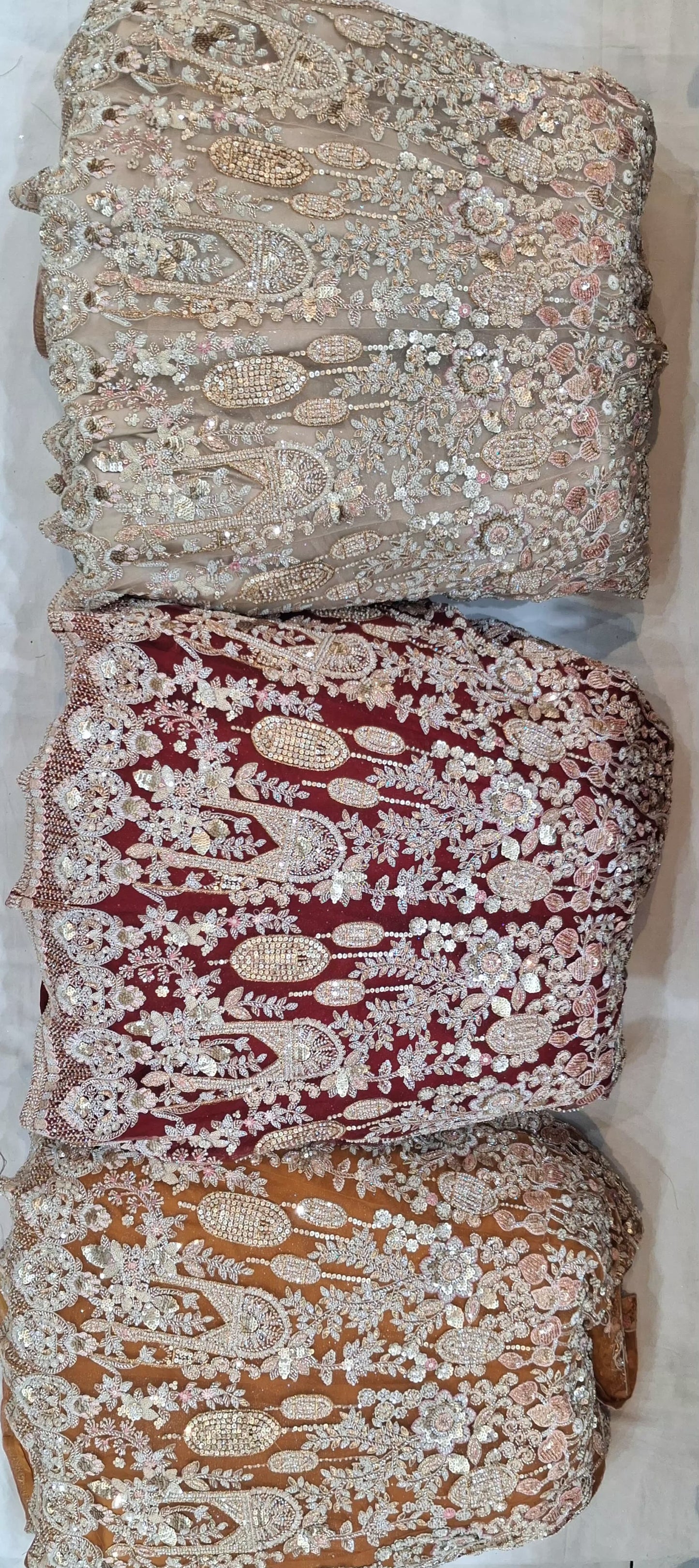 Elegant Maroon Crop Top Lehenga