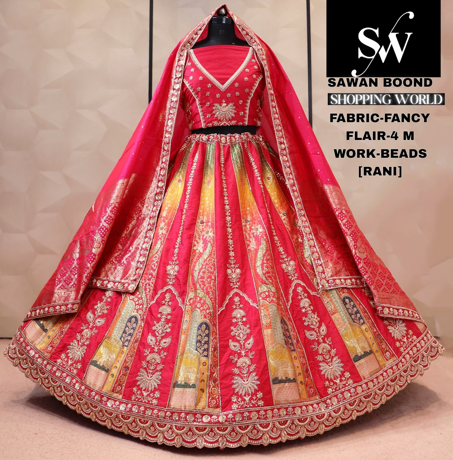 Fancy yellow Lehenga
