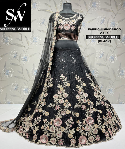 Gorgeous black lehenga