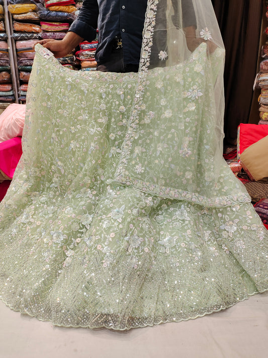 Stunning green Lehenga