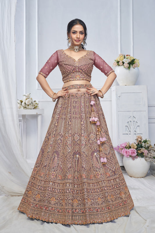 Elegant lilac lehenga