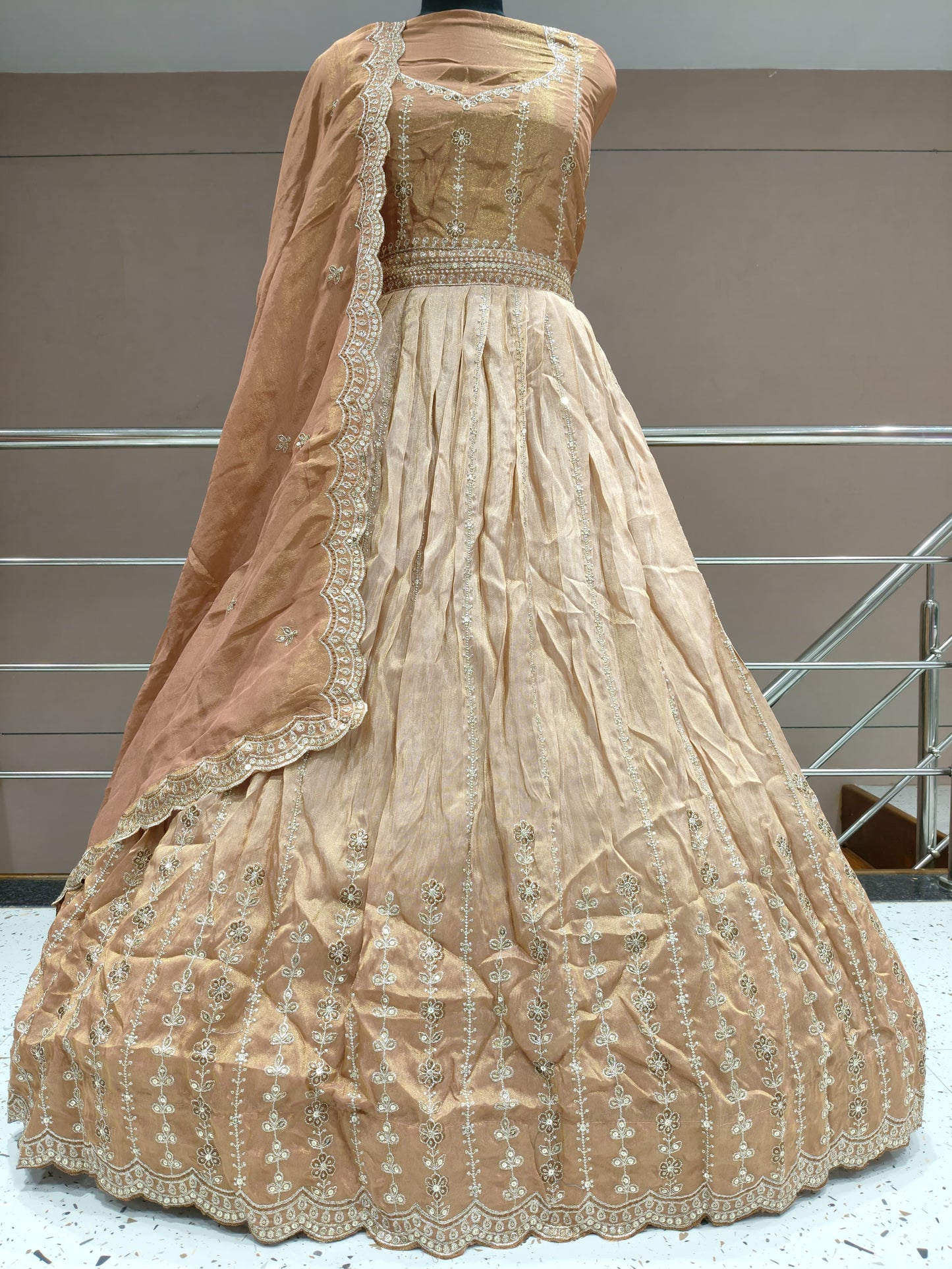 Lavender Designer Lehenga