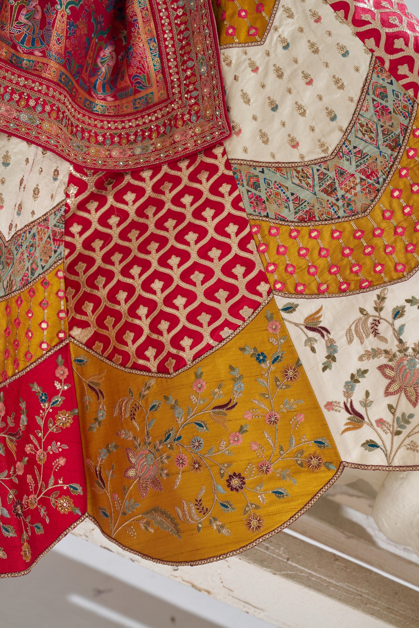 Fantastic white girlish lehenga 46