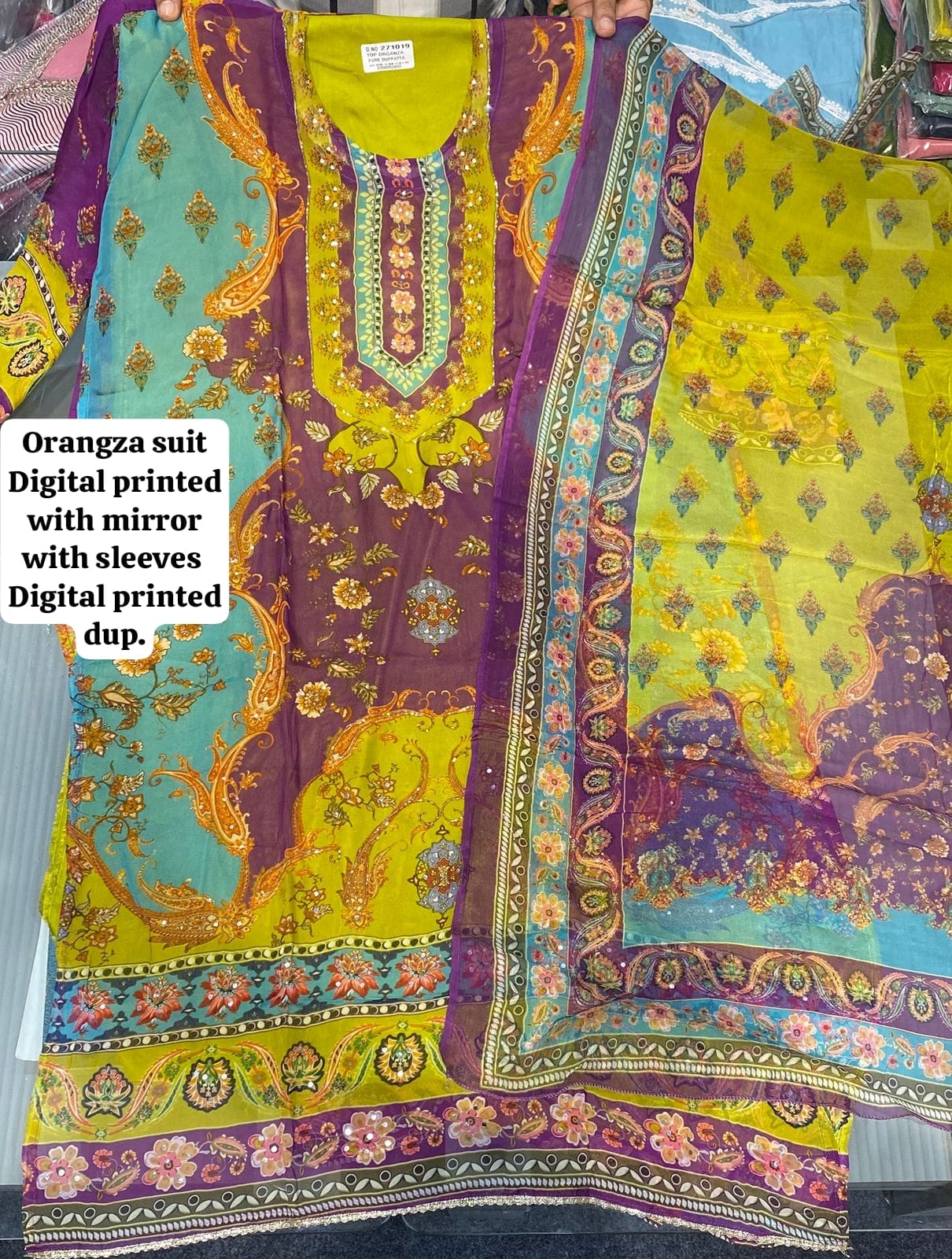 جميلة متعددة الألوان الأورجانزا للسيدات اللباس اللباس اللباس اللباس (الحجم الحرة)