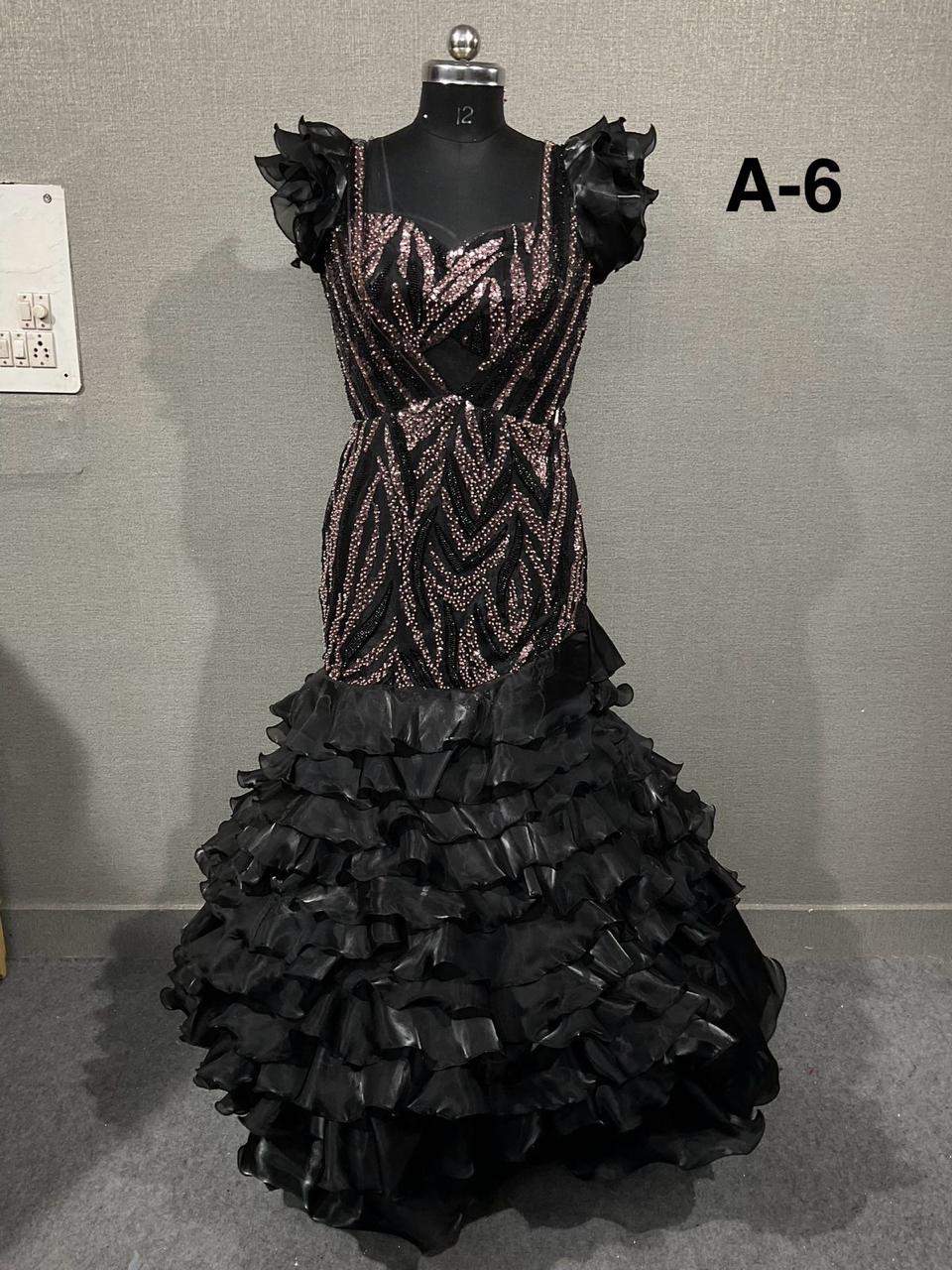 Black Heavy Gown