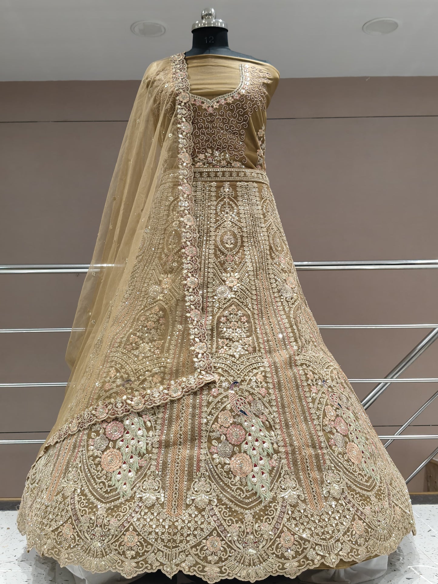 Eye catching burgendy Lehenga