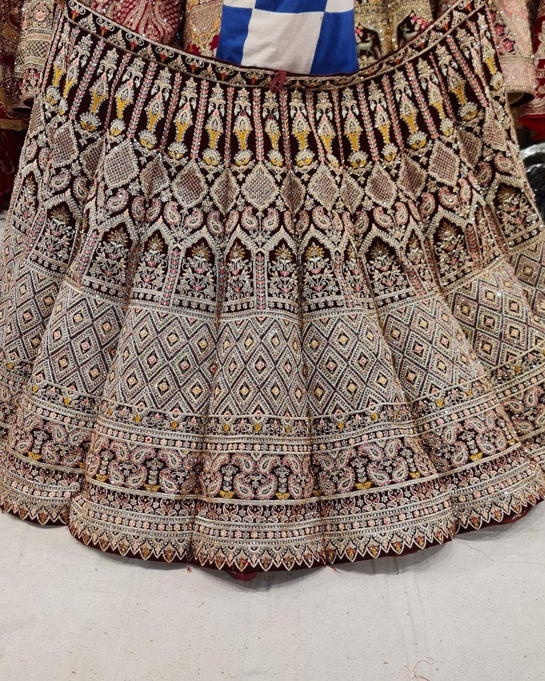 Mustard Heavy Lehanga by shopping World - Shopping World