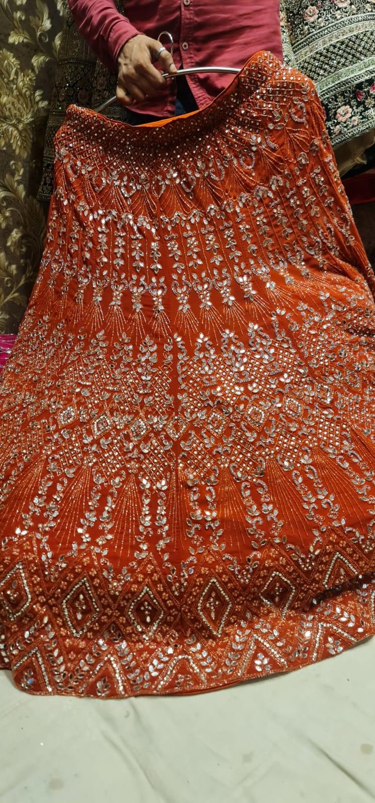 Fabulous Stunning Happy Customer Lehenga