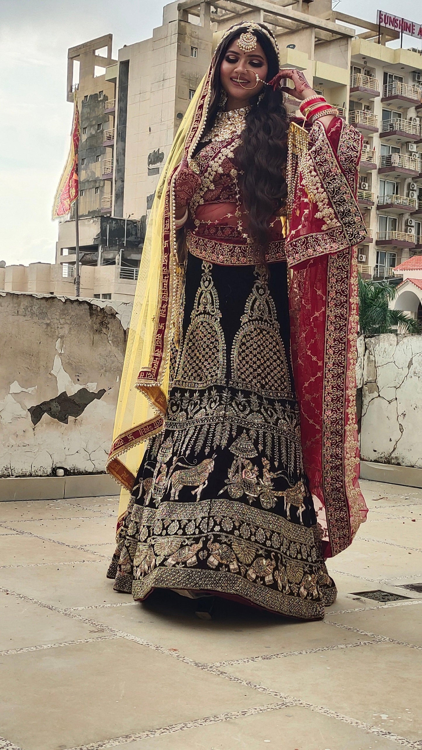 Doli Barat handwork Happy Customer Lehenga