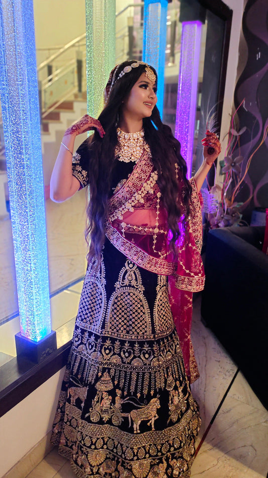 Doli Barat handwork Happy Customer Lehenga