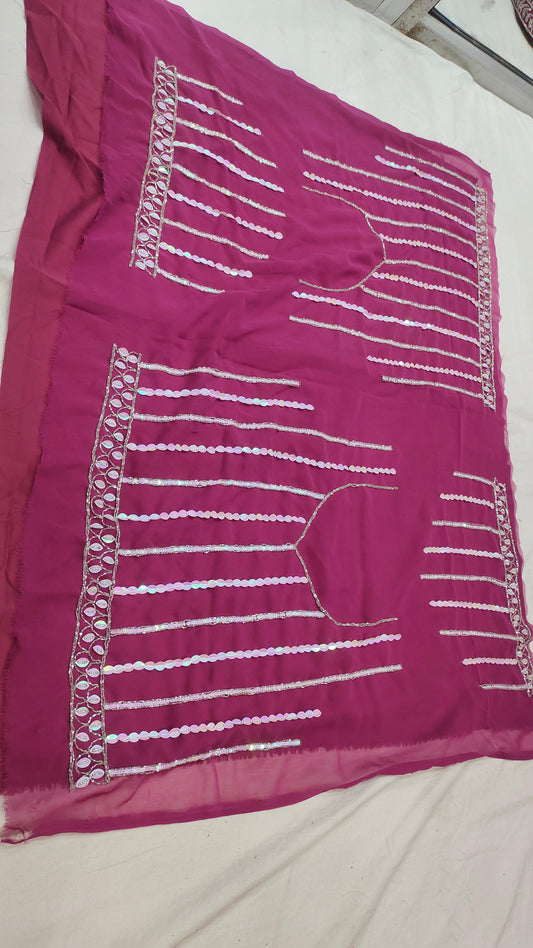 ليهنغا بنفسجية مذهلة