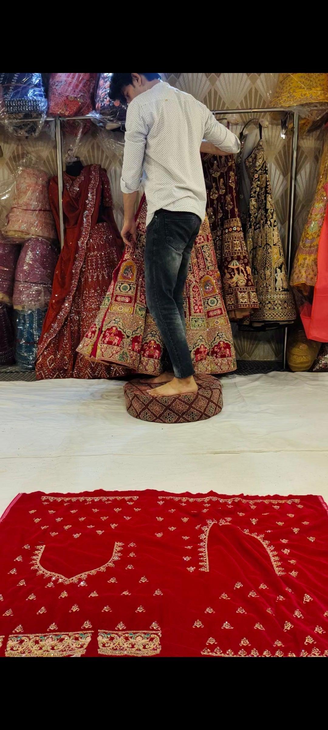 Heavy bridal Lehenga - Shopping World