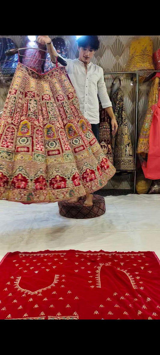 Heavy bridal Lehenga - Shopping World