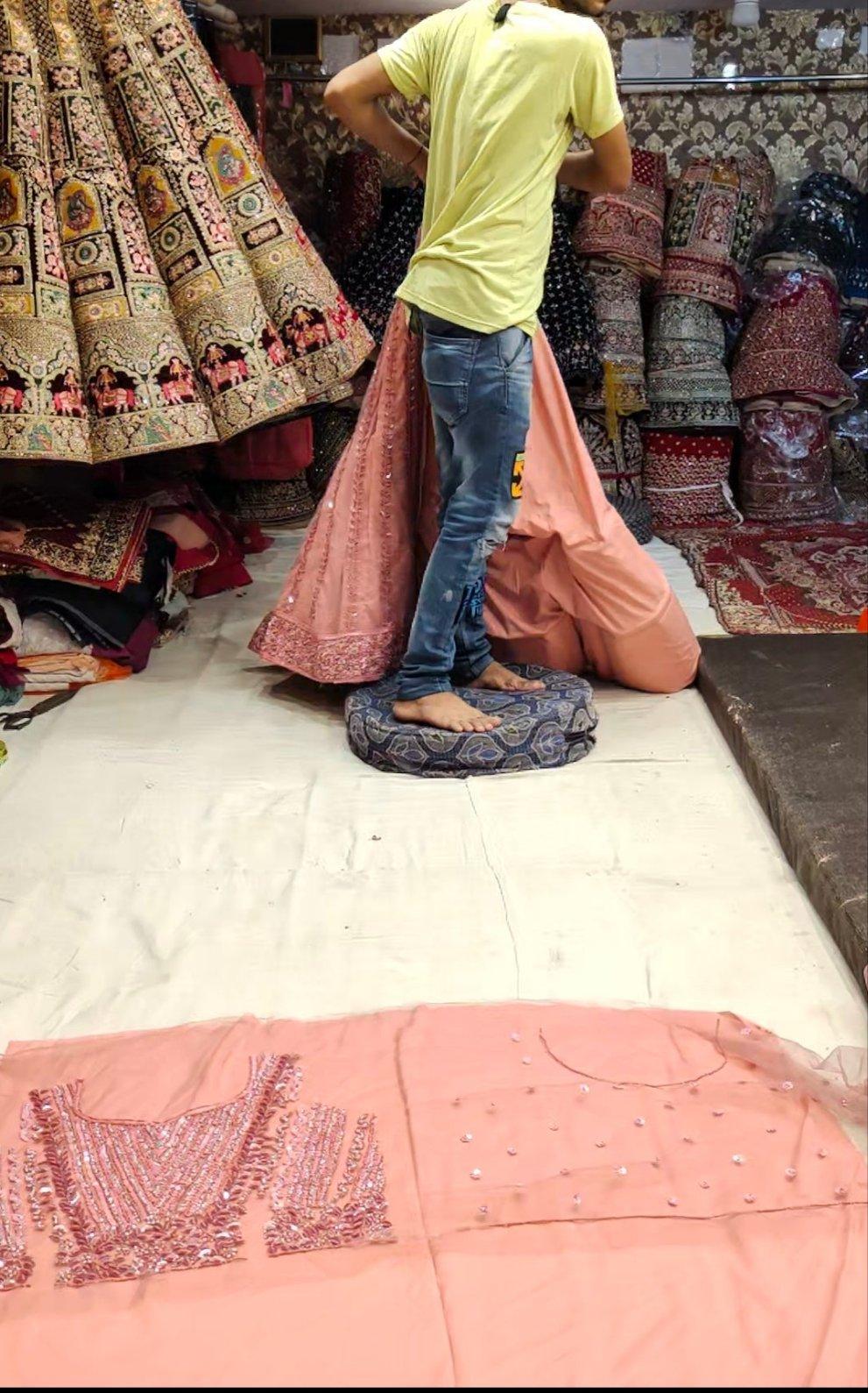 Baby Pink Designer Lehenga Shopping World Chandni Chowk - Shopping World