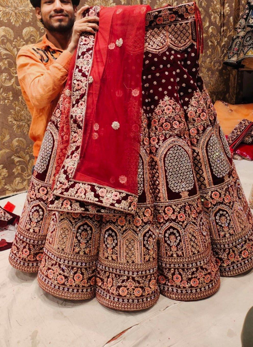 Designer bridal Lehenga by Shopping World - Shopping World