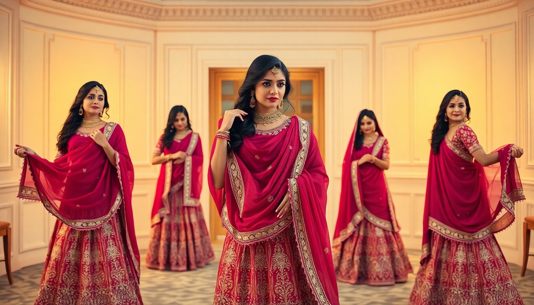 How to Wear Lehenga Dupatta in 10 Stunning Styles (Step-by-Step Guide)