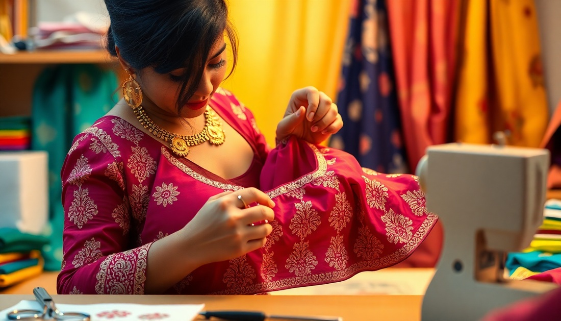 Emergency Hacks: How to Fix a Loose or Tight Lehenga Blouse at Home