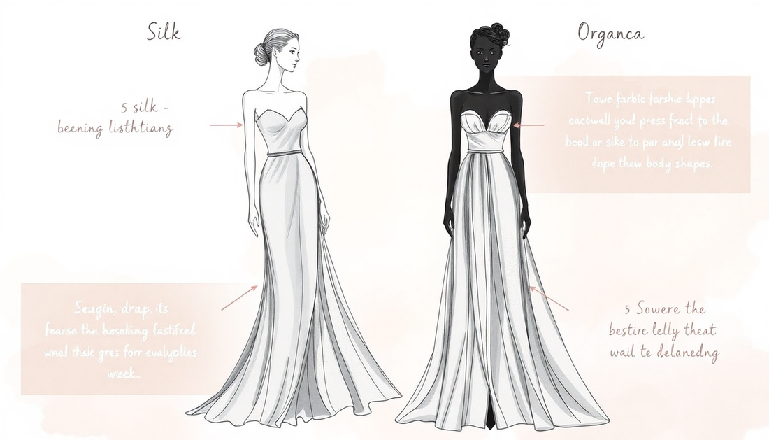 Silk vs. Organza: Choosing the Right Fabric for Your Body Type