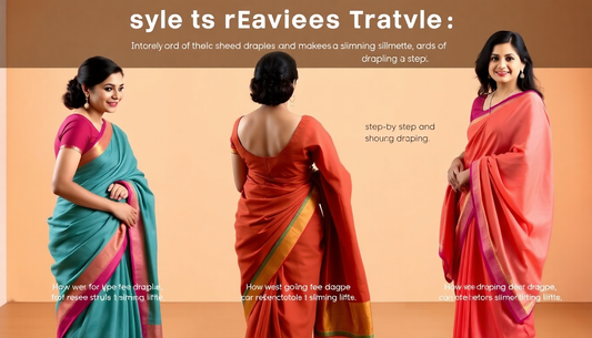 Saree Draping for Beginners: 3 Easy Styles for a Slimmer Look