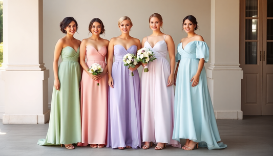 Mix-and-Match Bridesmaid Gowns – A Styling Guide for US Weddings